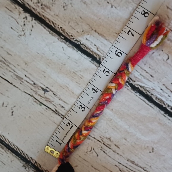 Invisible World Purple Red Children's Wool Cotton Knit Chullo Beanie Hat - Picture 7 of 9